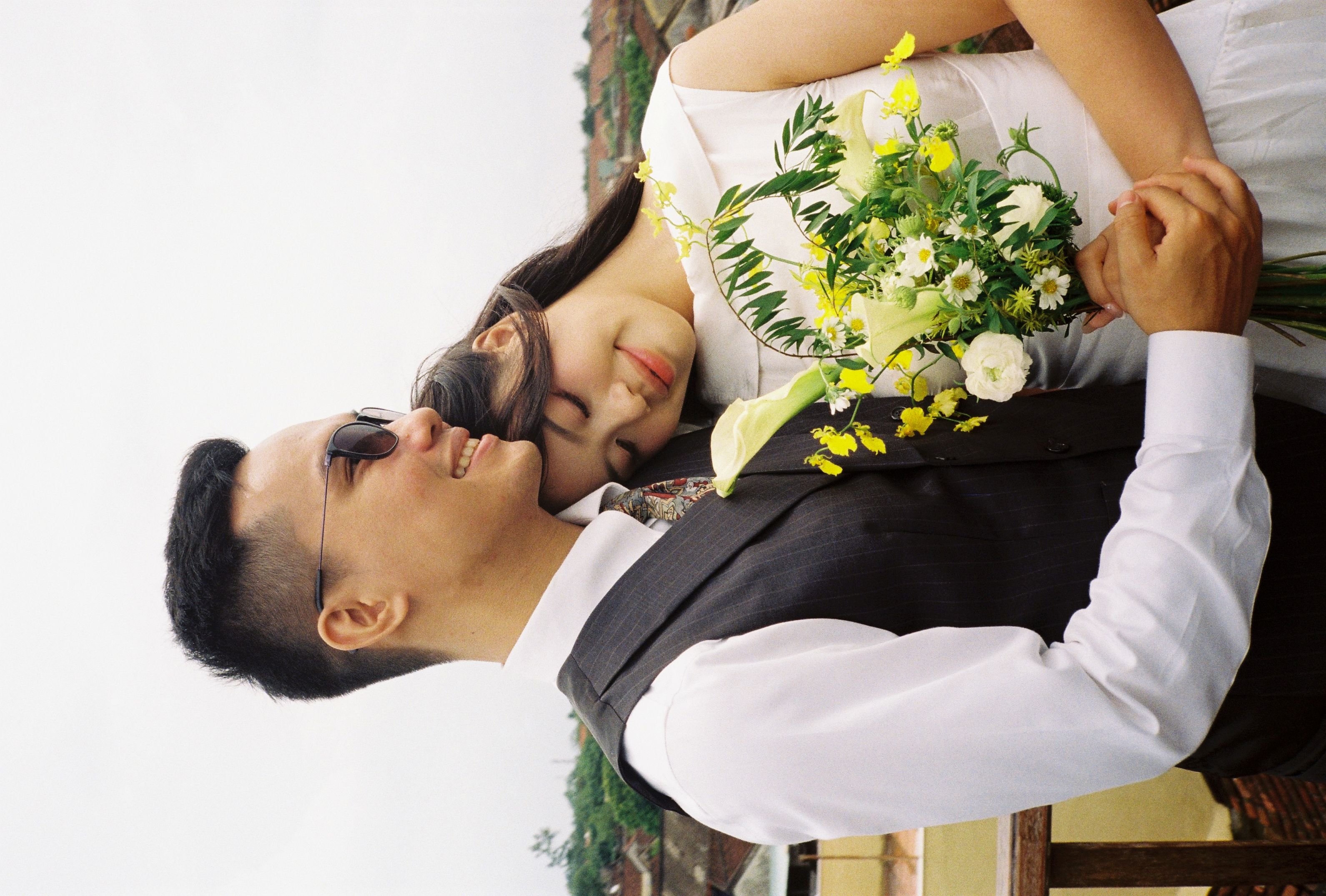 Trung and Hằng candid shot