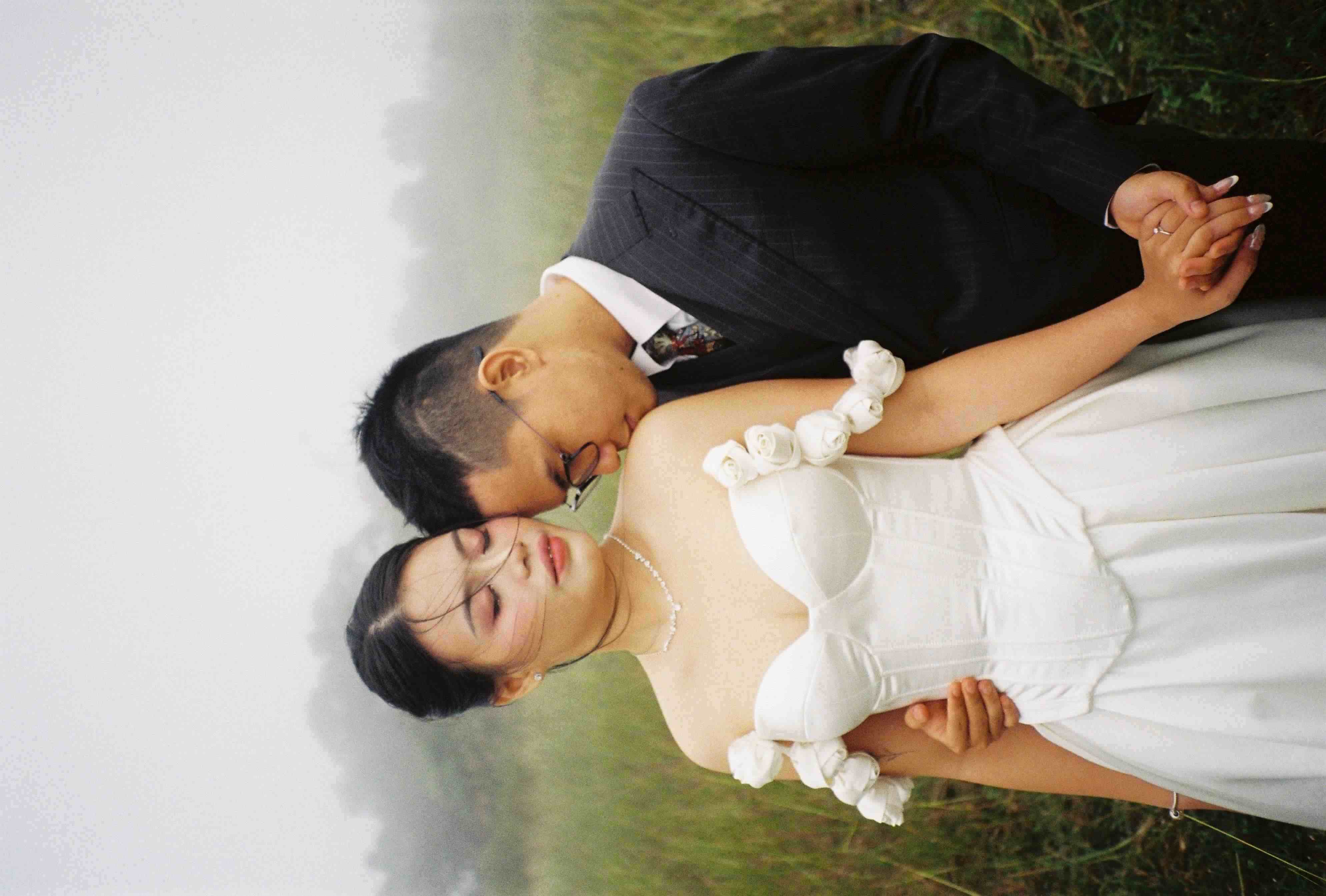 Trung and Hằng elegant pose