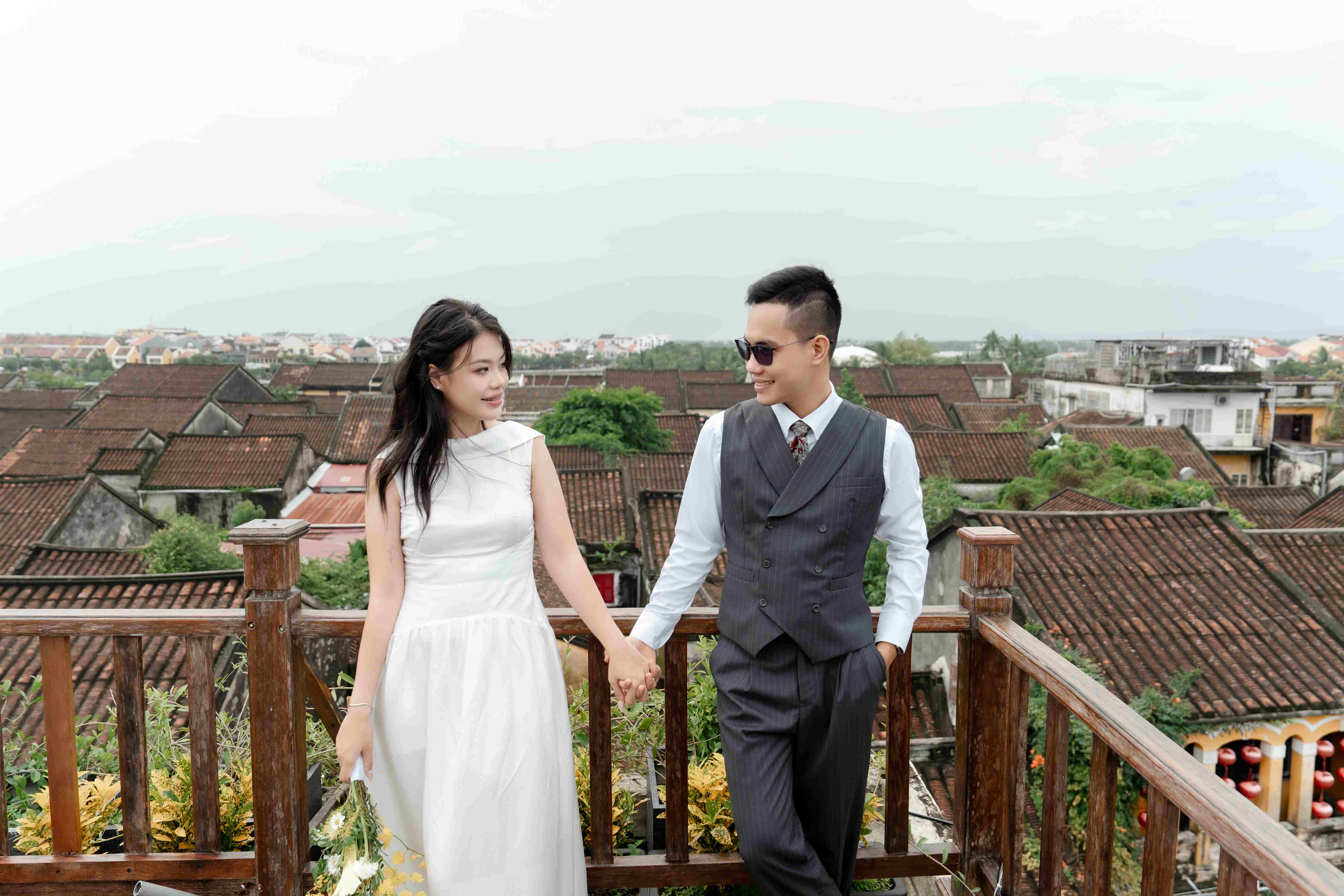 Trung and Hằng artistic portrait