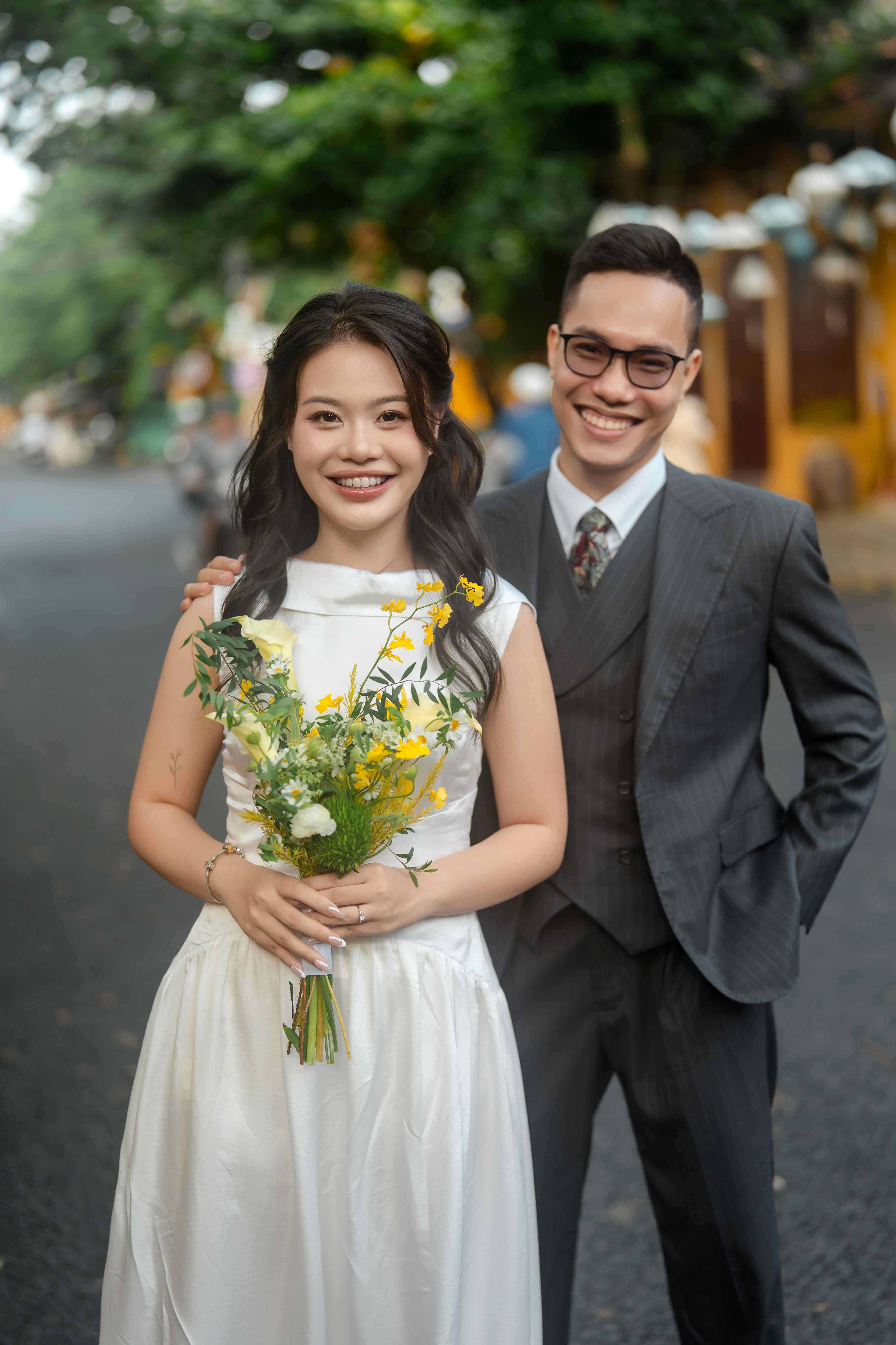 Trung and Hằng dreamy portrait