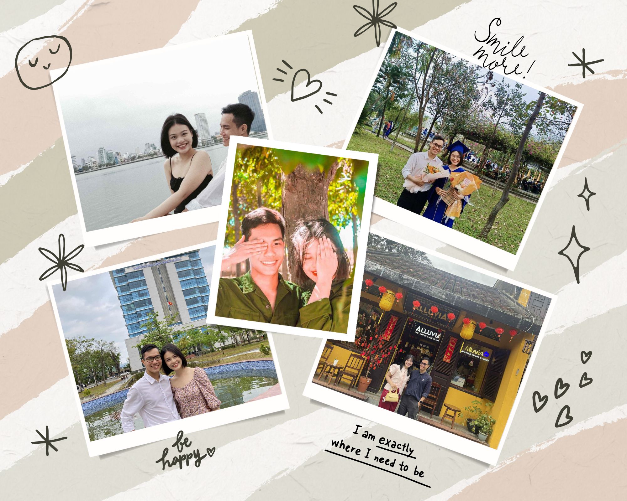 Couple hiking in the mountains